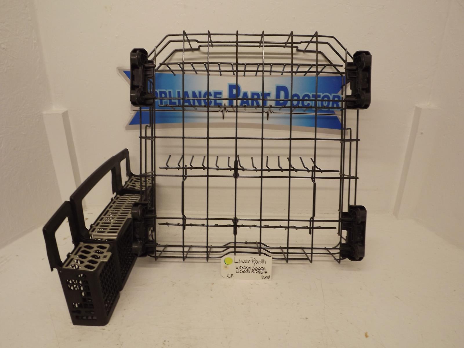 GE Dishwasher WD28X30221 WD28X22867 Lower Rack Used GE Dishwasher WD28X30221 WD28X22867 Lower Rack Used